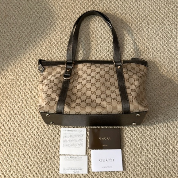 Gucci Abbey Tote PM in monogram - Picture 2 of 10
